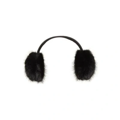 Mountain Warehouse Faux Fur Earmuffs In Black