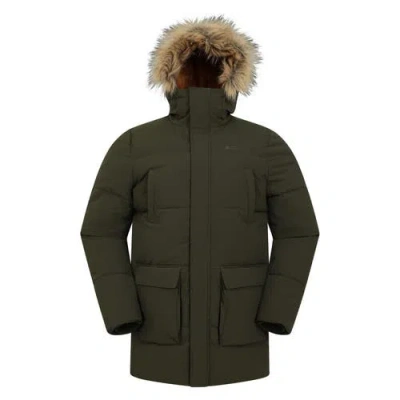 Mountain Warehouse Fern Water Resistant Padded Parka In Green