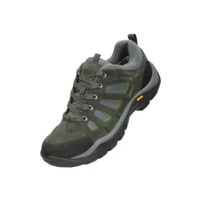 Mountain Warehouse Field Extreme Suede Waterproof Walking Shoes In Green