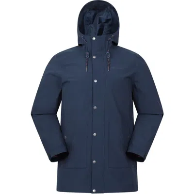 Mountain Warehouse Fleece Lined Waterproof Jacket In Navy