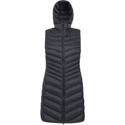 Mountain Warehouse Florence Padded Long Vest In Black