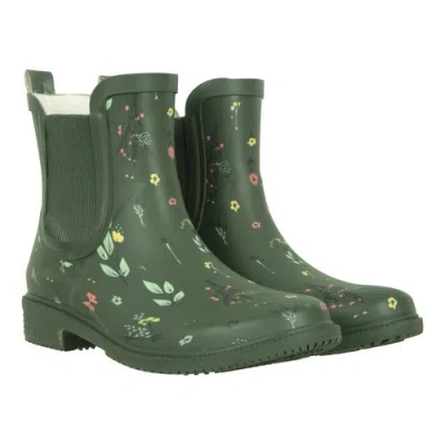 Mountain Warehouse Flowers Rubber Ankle Galoshes In Multi