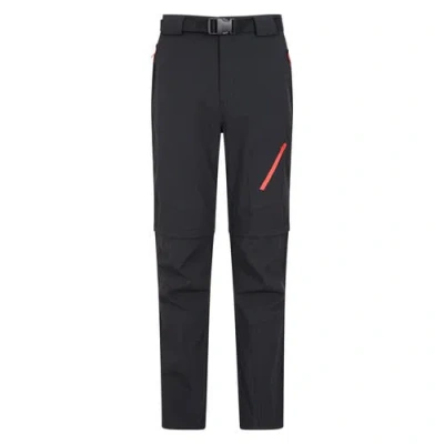Mountain Warehouse Forest Water Resistant Hiking Trousers In Black