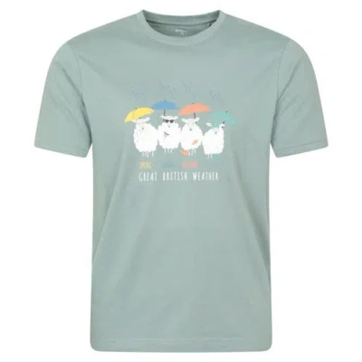 Mountain Warehouse Gender Inclusive Great British Weather Graphic T-shirt In Green