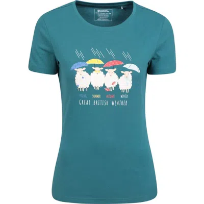 Mountain Warehouse Great British Weather T-shirt In Blue