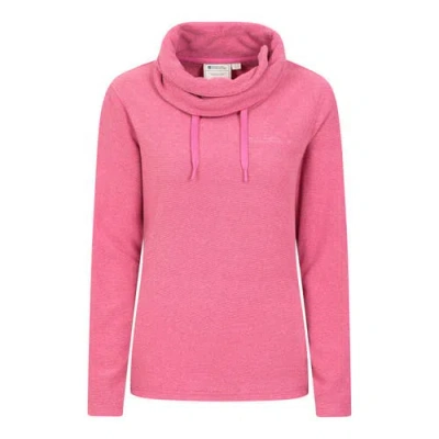 Mountain Warehouse Hebridean Cowl Neck Fleece Top In Pink