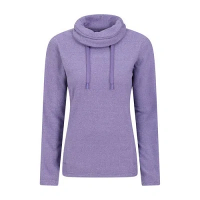 Mountain Warehouse Hebridean Cowl Neck Fleece Top In Purple
