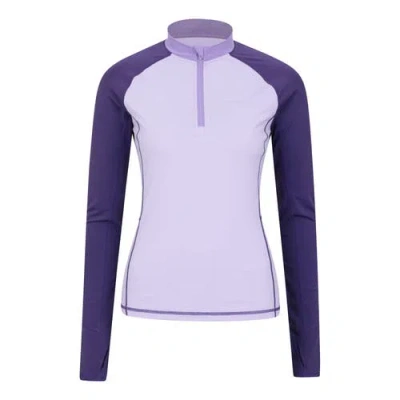 Mountain Warehouse Helston Long-sleeved Rash Guard In Purple