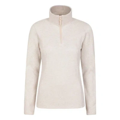 Mountain Warehouse Idris Half Zip Fleece Top In Neutral