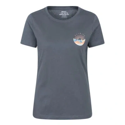 Mountain Warehouse Inverness Chest Print Relaxed Fit T-shirt In Blue