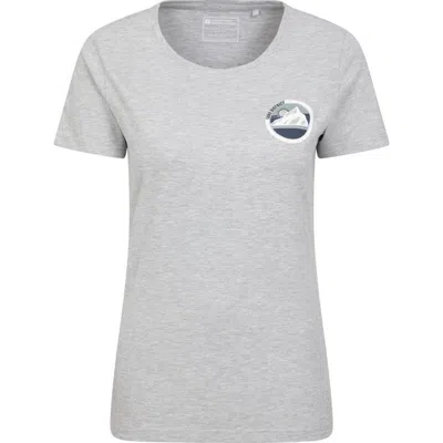 Mountain Warehouse Lake District Tree Ring Natural T-shirt In Gray