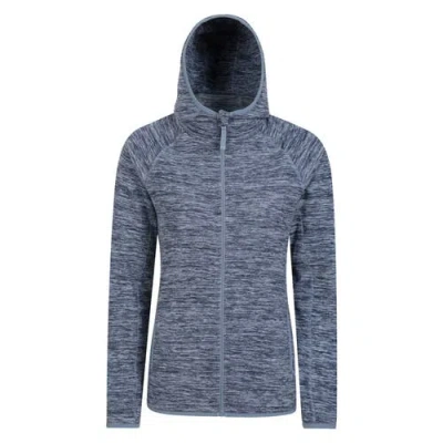 Mountain Warehouse Lleyn Ii Melange Full Zip Hoodie In Blue