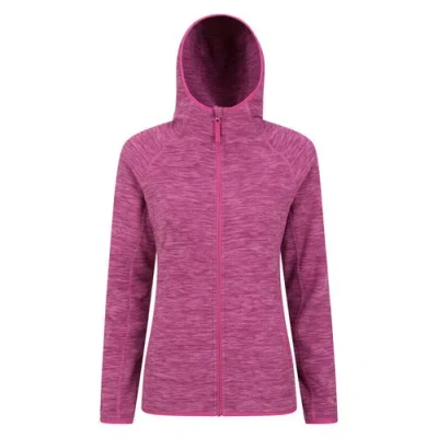 Mountain Warehouse Lleyn Ii Melange Full Zip Hoodie In Pink