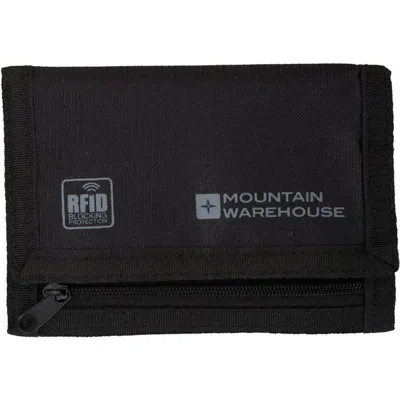 Mountain Warehouse Logo Rfid Blocking Wallet In Black