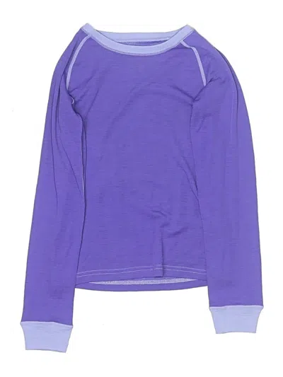 Pre-owned Mountain Warehouse Kids' Long Sleeve T-shirt In Purple
