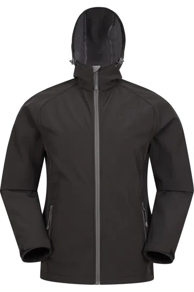 Mountain Warehouse Mens Exodus Waterproof Soft Shell Jacket In Black