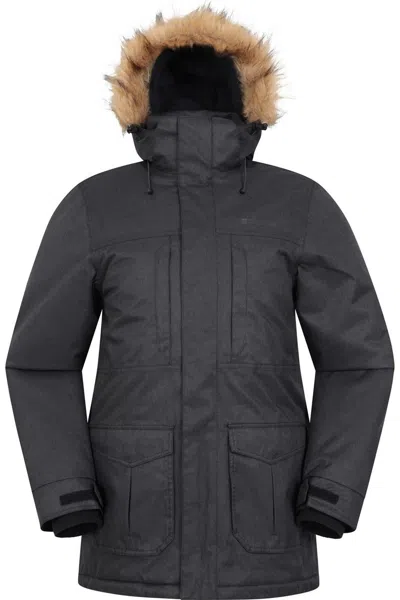 Mountain Warehouse Mens Gorge Ii Long Jacket In Black