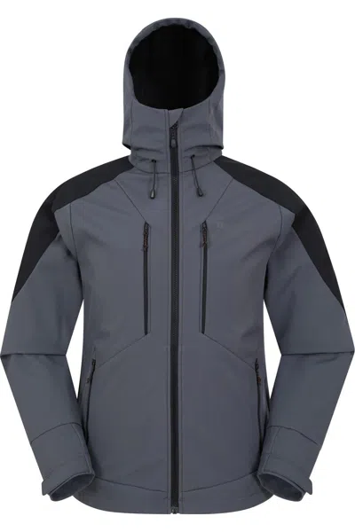 Mountain Warehouse Mens Radius Recycled Soft Shell Jacket In Grey