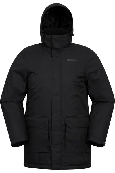 Mountain Warehouse Mens Ranger Padded Parka In Black