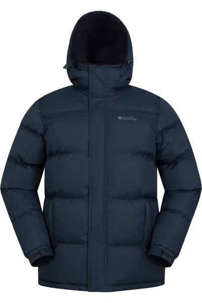 Mountain Warehouse Mens Snow Padded Jacket In Blue