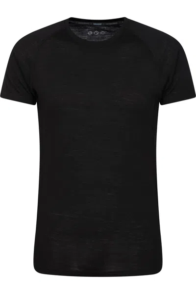 Mountain Warehouse Mens Summit Ii Base Layer Top In Black