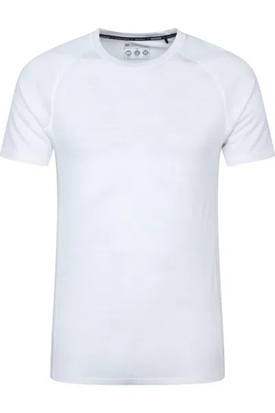 Mountain Warehouse Mens Summit Ii Base Layer Top In White