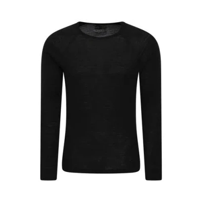 Mountain Warehouse Merino Wool Thermal Top In Black