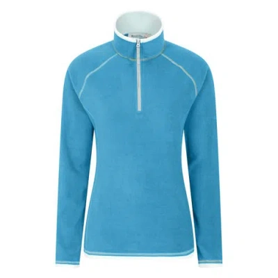 Mountain Warehouse Montana Half Zip Fleece Top In Blue