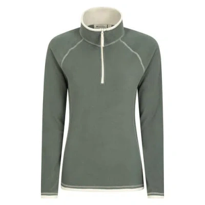 Mountain Warehouse Montana Half Zip Fleece Top In Green
