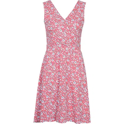 Mountain Warehouse Newquay Blossom Sleeveless Midi Dress In Red