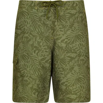 Mountain Warehouse Ocean Tropical Board Shorts In Green