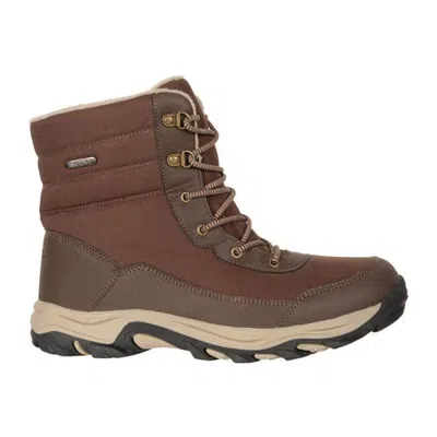 Mountain Warehouse Ohio Fleece Lined Snow Boots In Brown