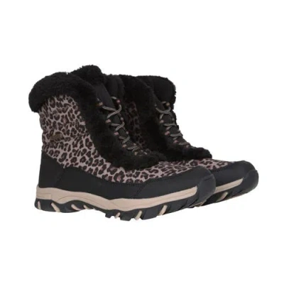 Mountain Warehouse Ohio Leopard Print Thermal Snow Boots In Animal Print
