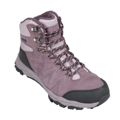 Mountain Warehouse Ortler Suede Walking Boots In Lilac