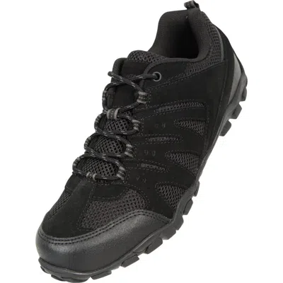 Mountain Warehouse Outdoor Ii Suede Walking Shoes In Black