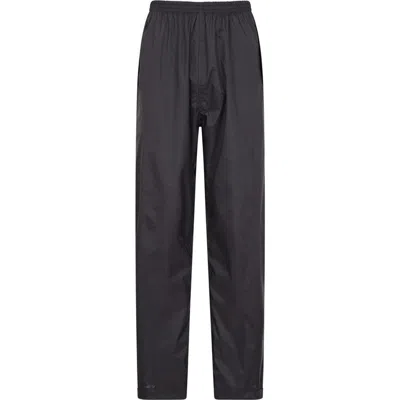 Mountain Warehouse Pakka Waterproof Over Trousers In Black