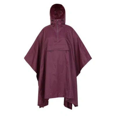 Mountain Warehouse Pakka Waterproof Poncho In Purple