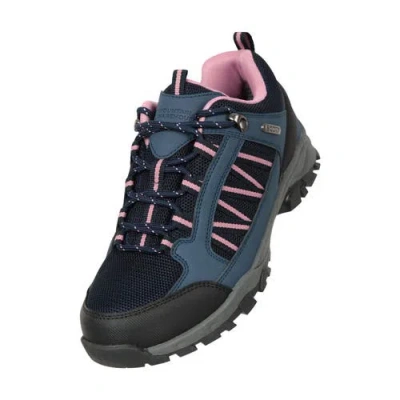 Mountain Warehouse Path Waterproof Outdoor Walking Shoes In Blue