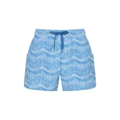 Mountain Warehouse Patterned Stretch Boardshorts In Blue