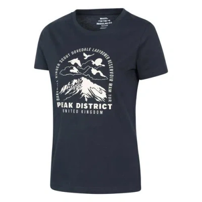 Mountain Warehouse Peak District Printed T-shirt In Blue