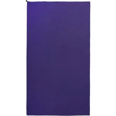 Mountain Warehouse Plain Clip Travel Towel In Purple