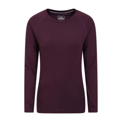 Mountain Warehouse Quick Dry Long-sleeved Top In Purple