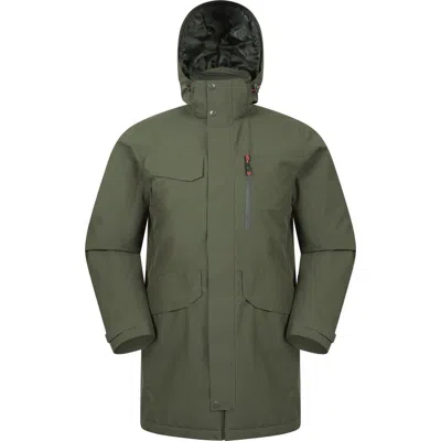 Mountain Warehouse Reid Waterproof Padded Jacket In Green