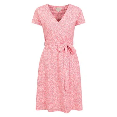 Mountain Warehouse Santorini Patterned Jersey Uv Protection Dress In Orange
