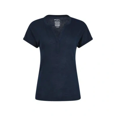 Mountain Warehouse Skye Slub Quick Dry T-shirt In Blue