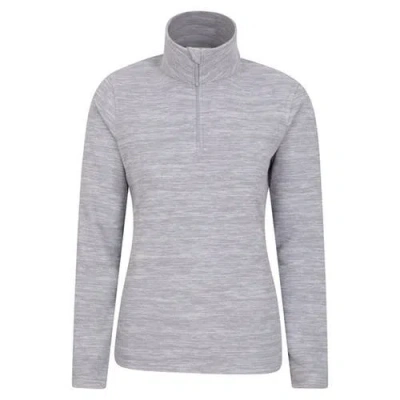 Mountain Warehouse Snowdon Melange Fleece Top In Gray