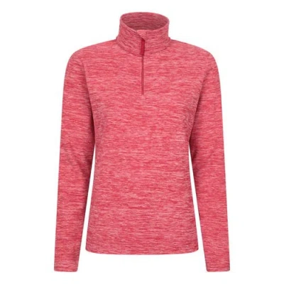 Mountain Warehouse Snowdon Melange Fleece Top In Pink