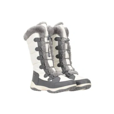 Mountain Warehouse Snowflake Extreme Long Snow Boots In White