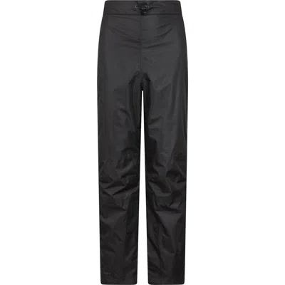 Mountain Warehouse Spray Waterproof Regular Pants In Black