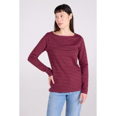 Mountain Warehouse St Ives Crew Neck Top In Burgundy